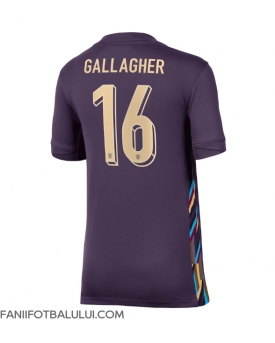 Anglia Conor Gallagher #16 Echipament de Fotbal Replică European 2024 Femei Deplasare